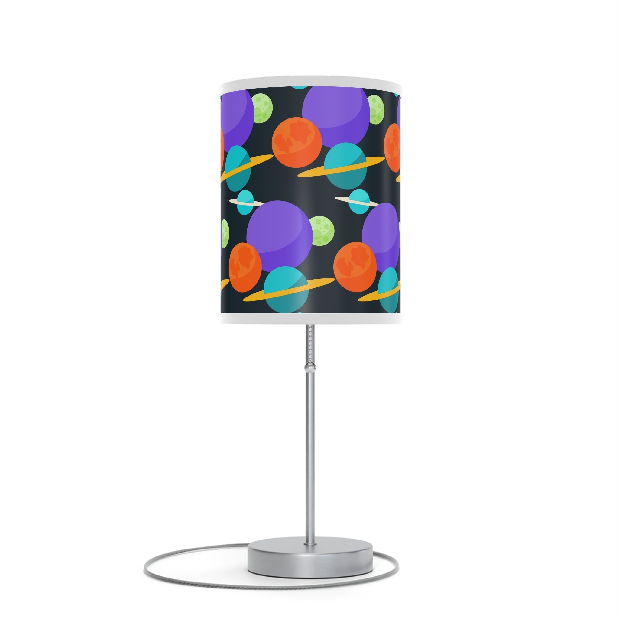 Mid - Century Retro Table Lamp — Spaced Out Geometric Shade (US/CA Plug) - POPvault