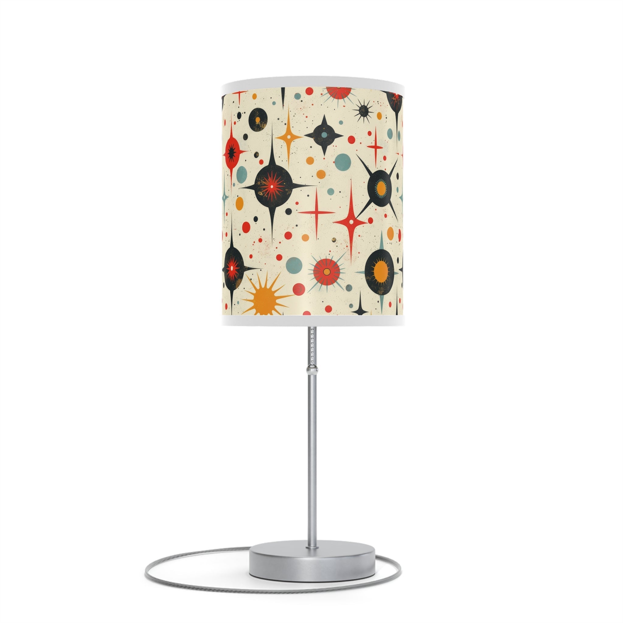 Mid - Century Retro Table Lamp — Star Struck Geometric Shade (US/CA Plug) - POPvault