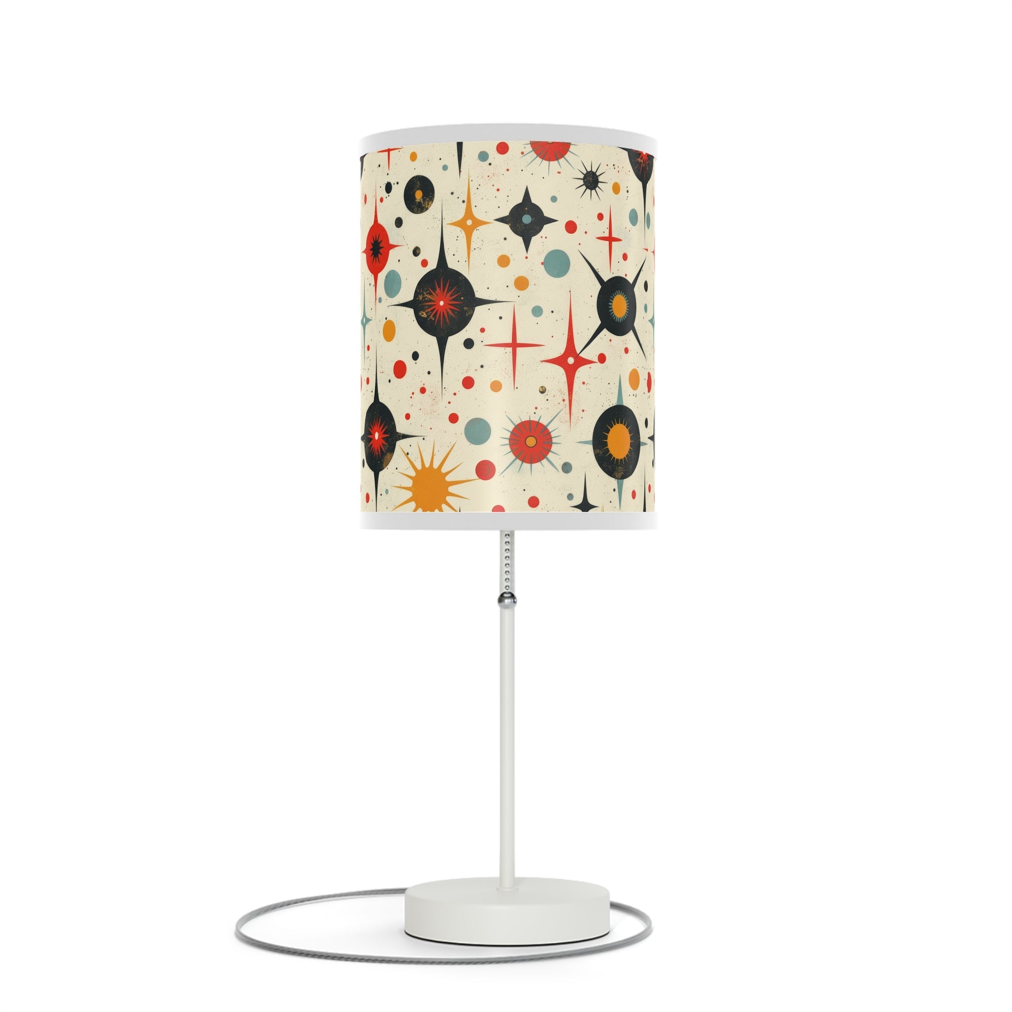 Mid - Century Retro Table Lamp — Star Struck Geometric Shade (US/CA Plug) - POPvault
