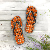 Mid - Century Retro Too Cool Orange Trip Flip - Flops - POPvault