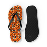 Mid - Century Retro Too Cool Orange Trip Flip - Flops - POPvault