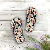 Mid - Century Retro Ultra - Cool Kitties Flip - Flops - POPvault