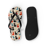 Mid - Century Retro Ultra - Cool Kitties Flip - Flops - POPvault