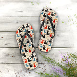Mid - Century Retro Ultra - Cool Kitties Flip - Flops - POPvault