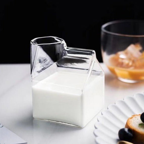 Milk Glass Carton Server or Drinking Glass - POPvault