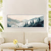 Misty Pine Forest Landscape Canvas Art - Neutral Canvas Art - Canvas Print