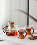 Modern 3 Piece Glass Tea Set - POPvault