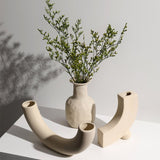 Modern Minimalist Ceramic Vase Flower Ornaments - POPvault