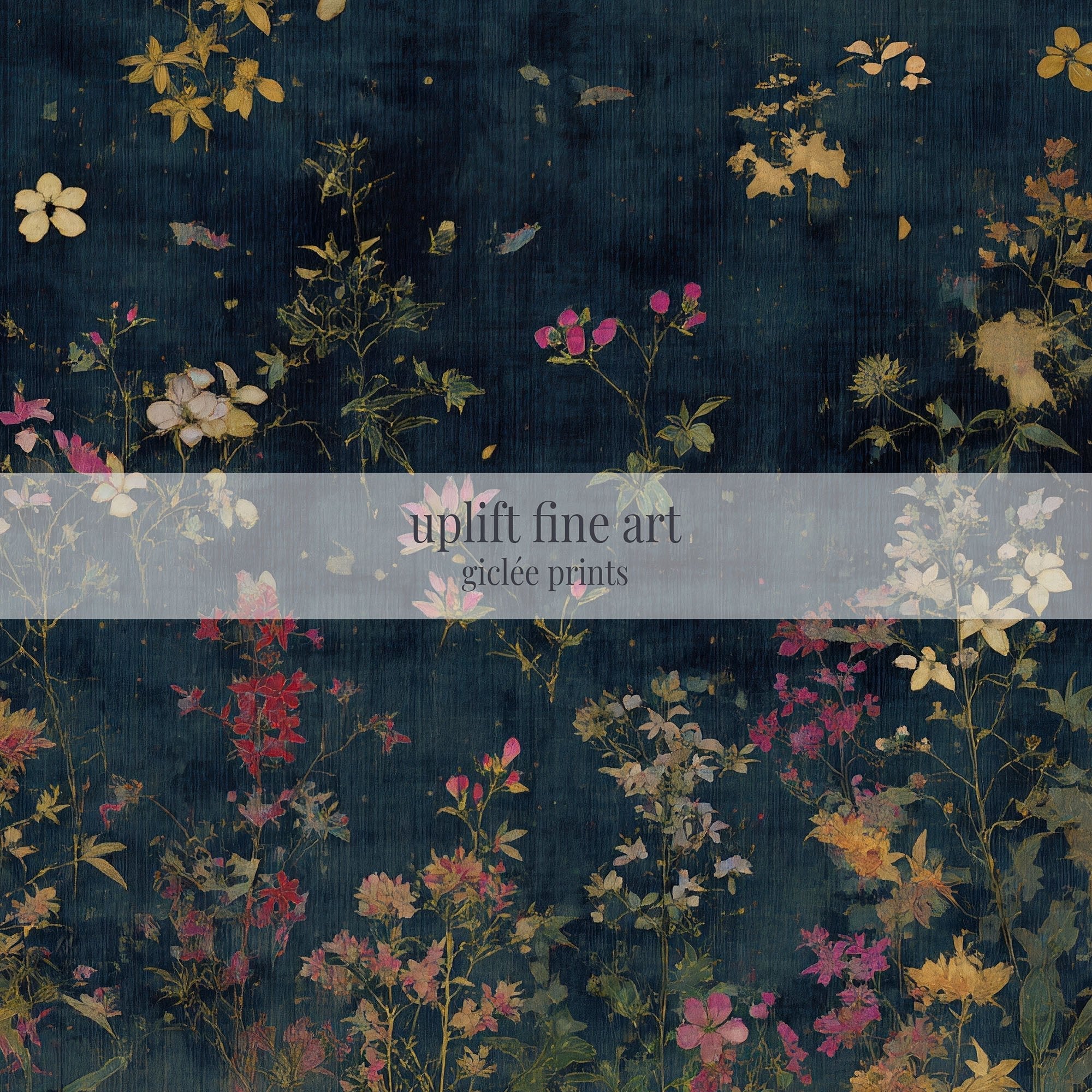 Moody Floral Wall Art Print - POPvault