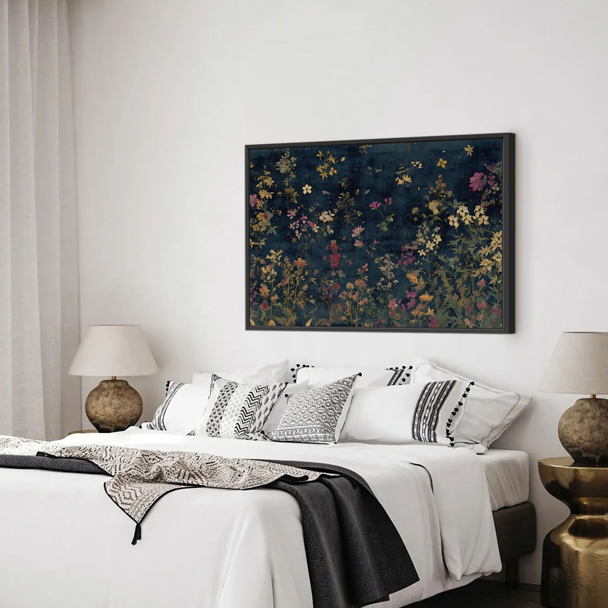 Moody Floral Wall Art Print - POPvault