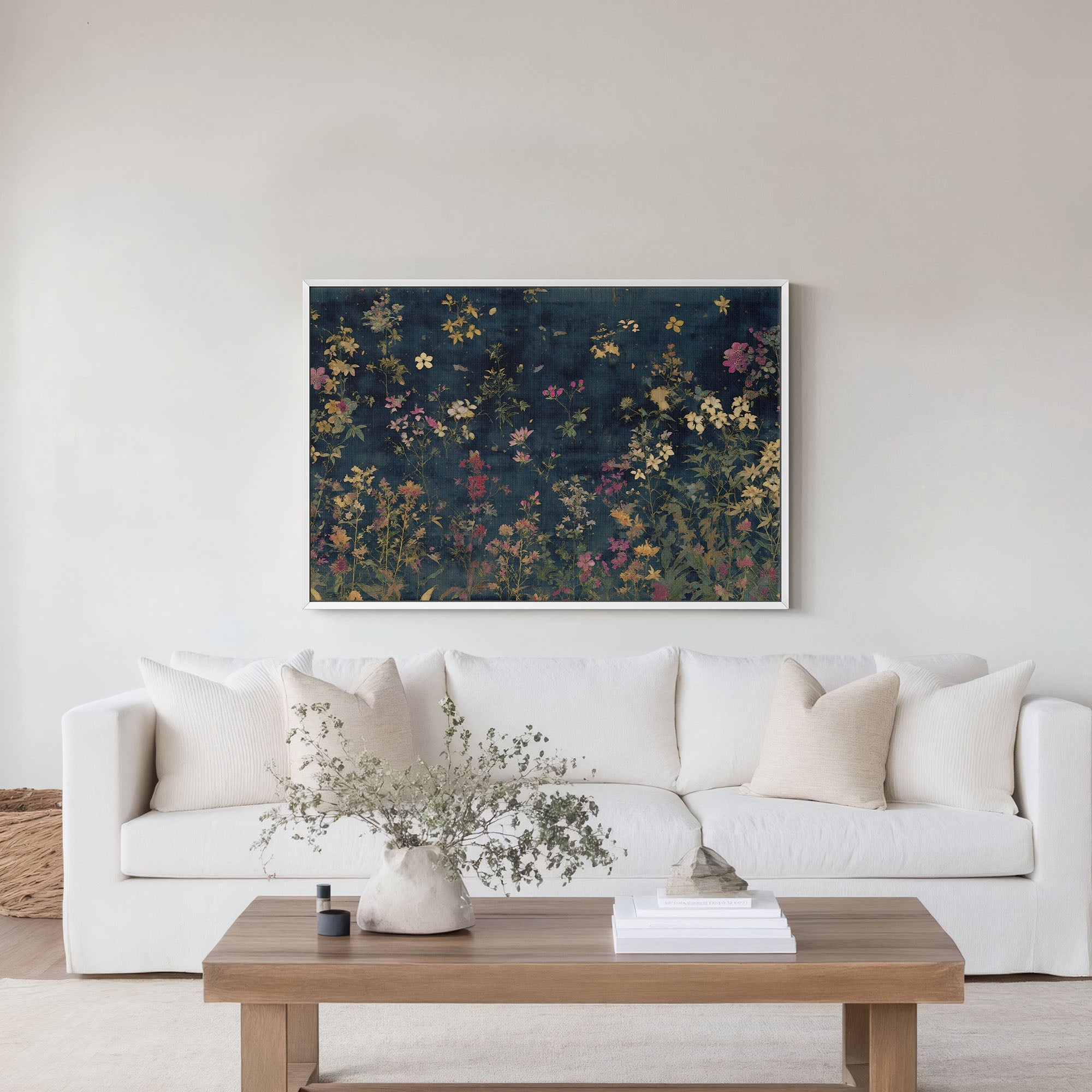 Moody Floral Wall Art Print - POPvault