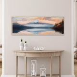 Mount Fuji At Sunset Art Canvas Art - POPvault