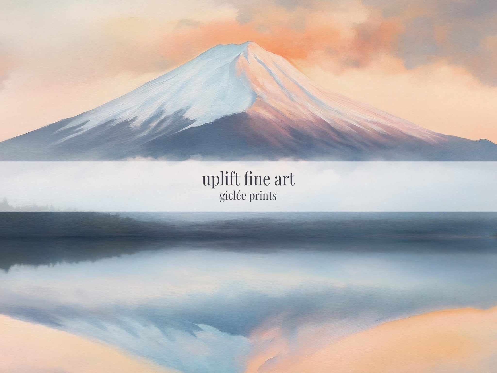 Mount Fuji At Sunset Art Canvas Art - POPvault