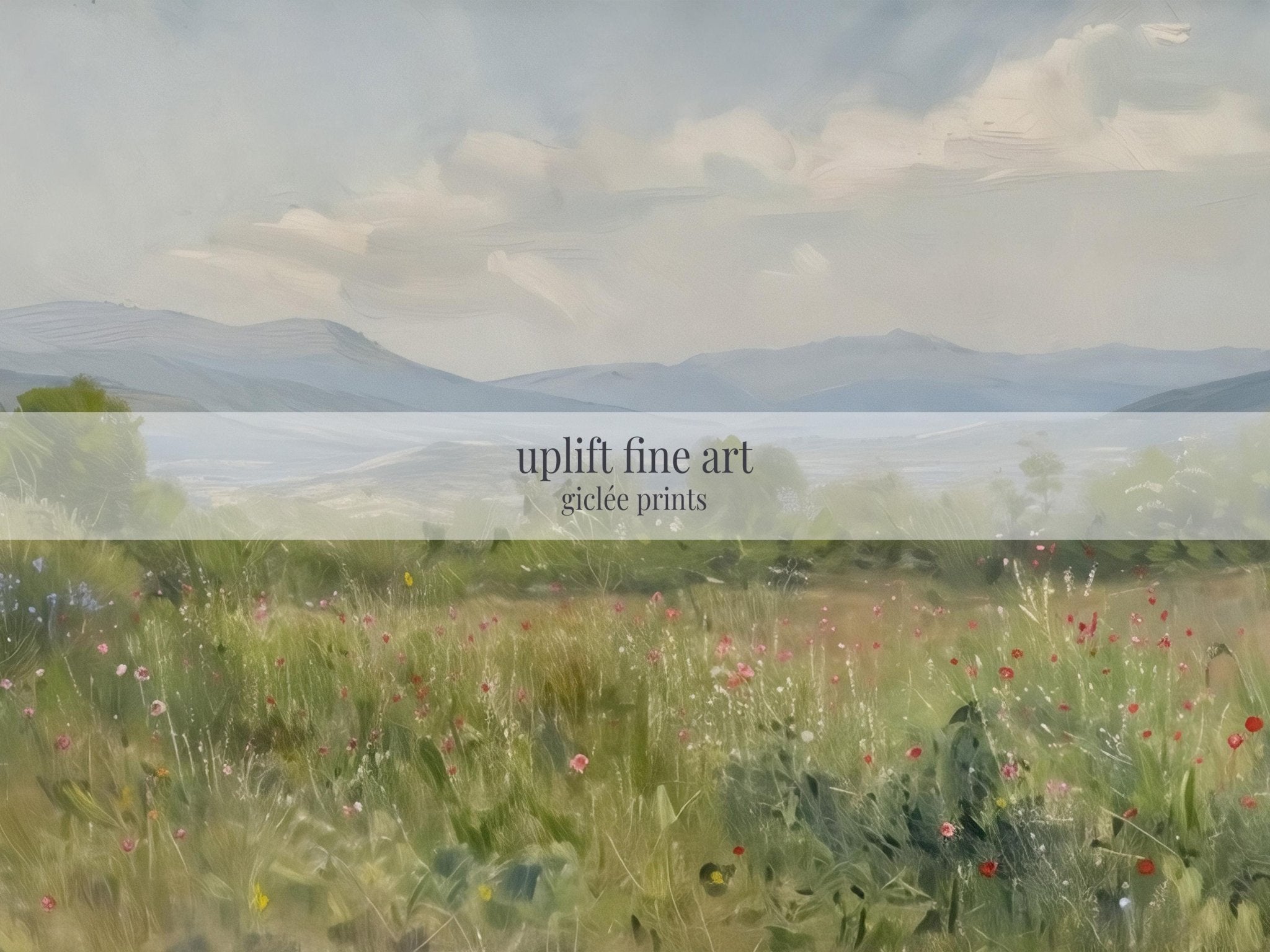 Mountain Meadow Canvas Wall Art - POPvault