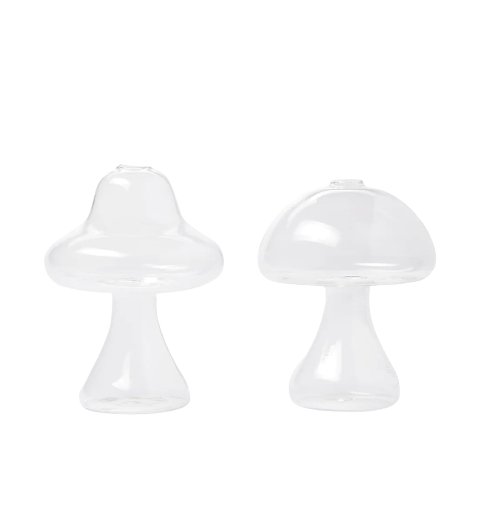 Mushroom Glass Vase Set of 2 or Singles - POPvault