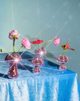 Mushroom Handmade Disco Vase - Pink - POPvault