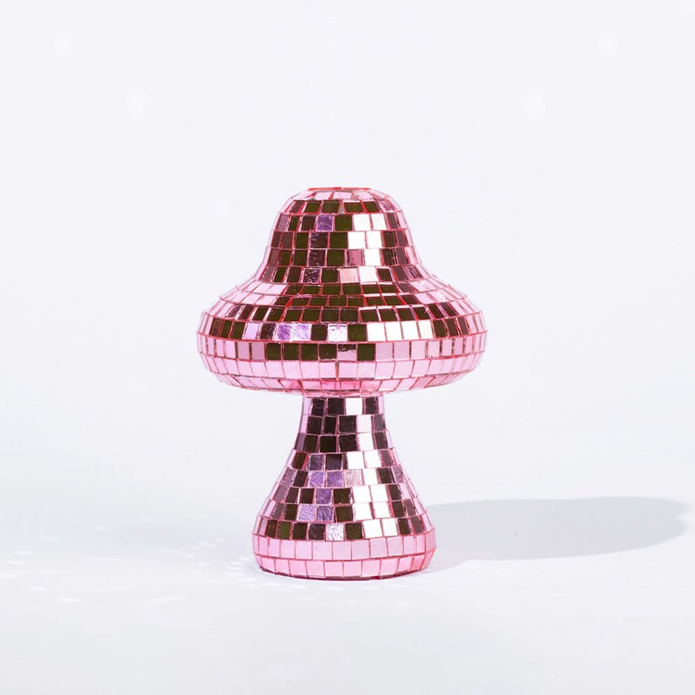 Mushroom Handmade Disco Vase - Pink - POPvault