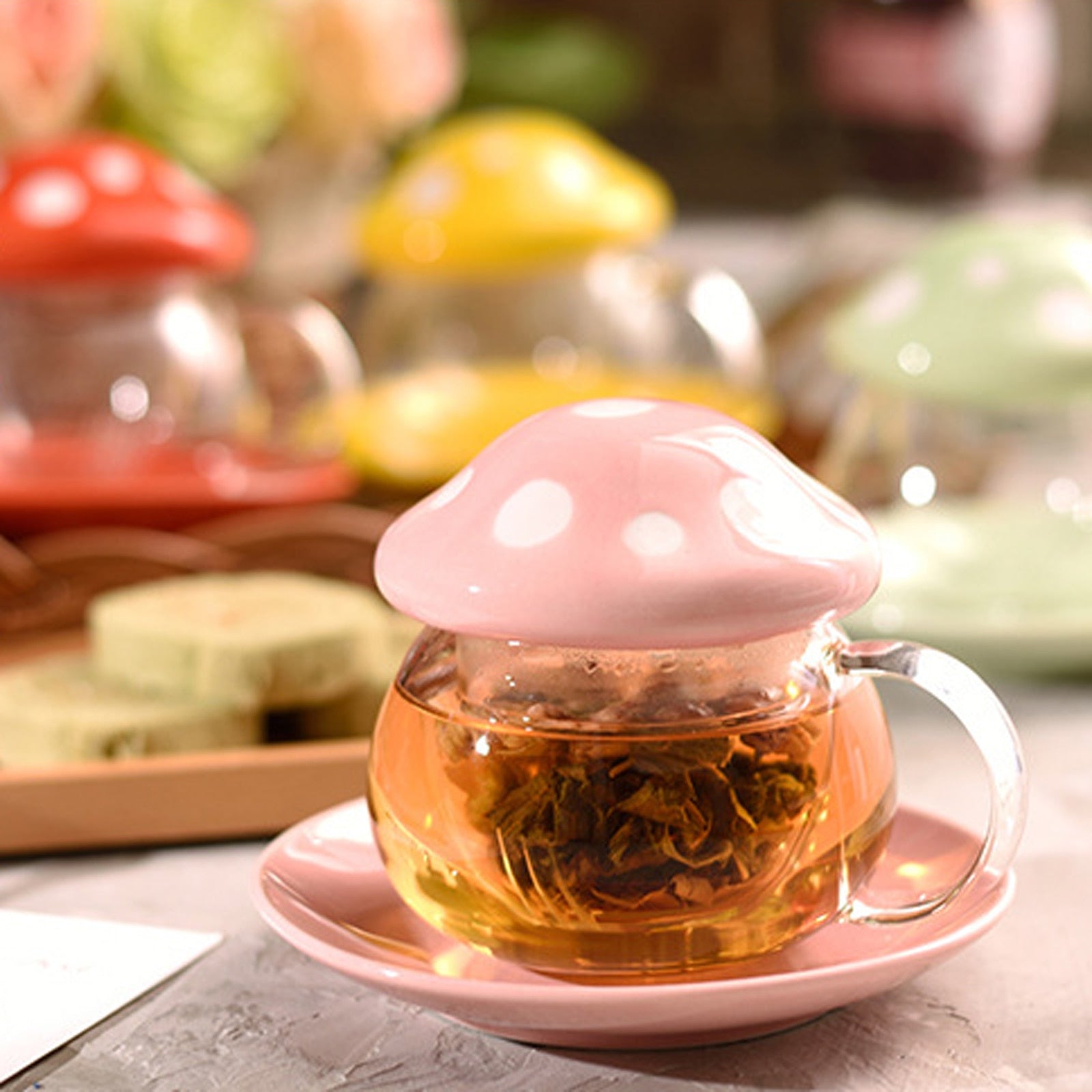 Mushroom Tea 10 oz. Infuser Glass - POPvault