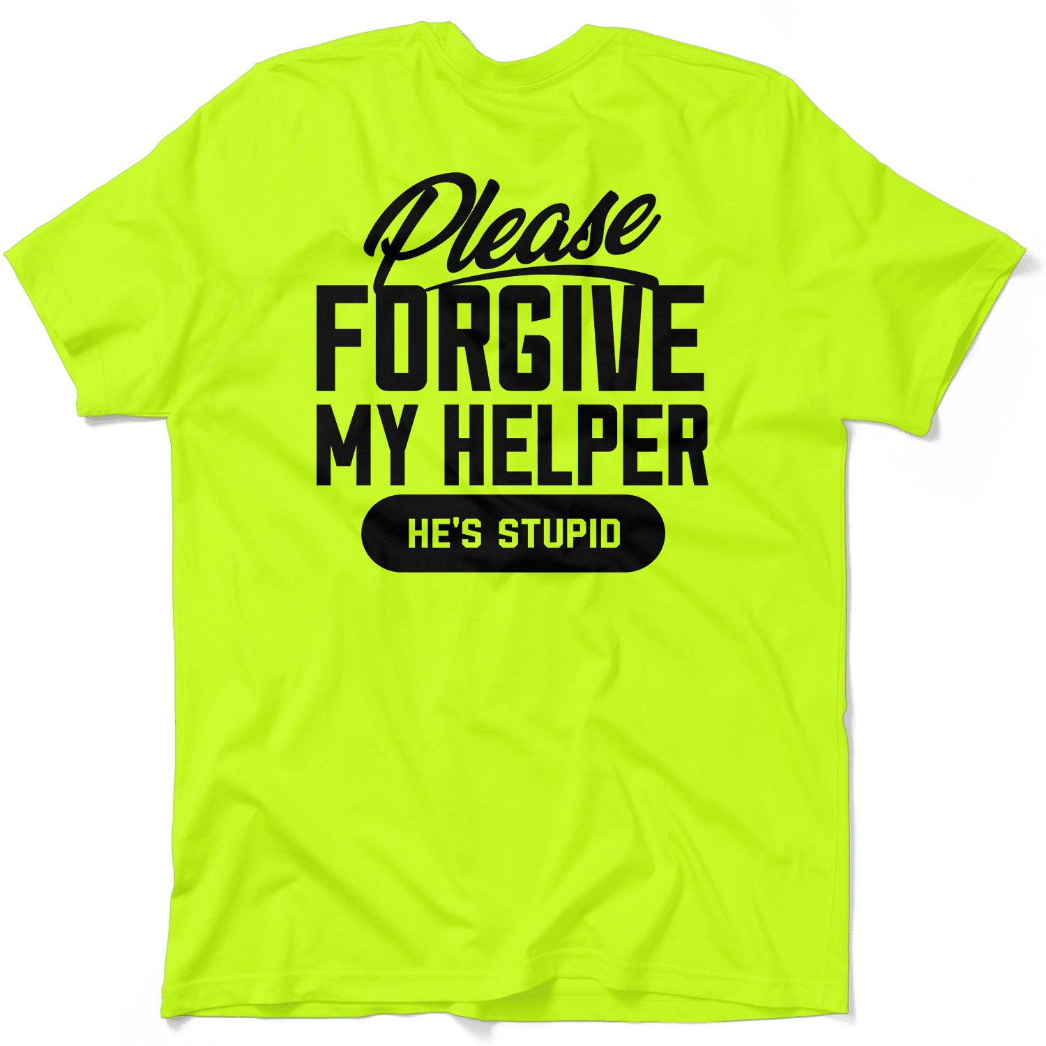 My Helper - Safety Yellow T-Shirt - POPvault