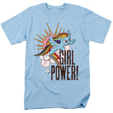 My Little Pony Tv Girl Power Mens T Shirt Light Blue Officially Licensed - POPvault