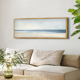 Neutral Ocean Canvas Art Print - POPvault