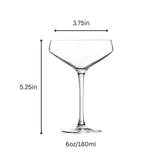 Nick And Nora Glass 6oz - (Set of 2, 4, or 6) - POPvault