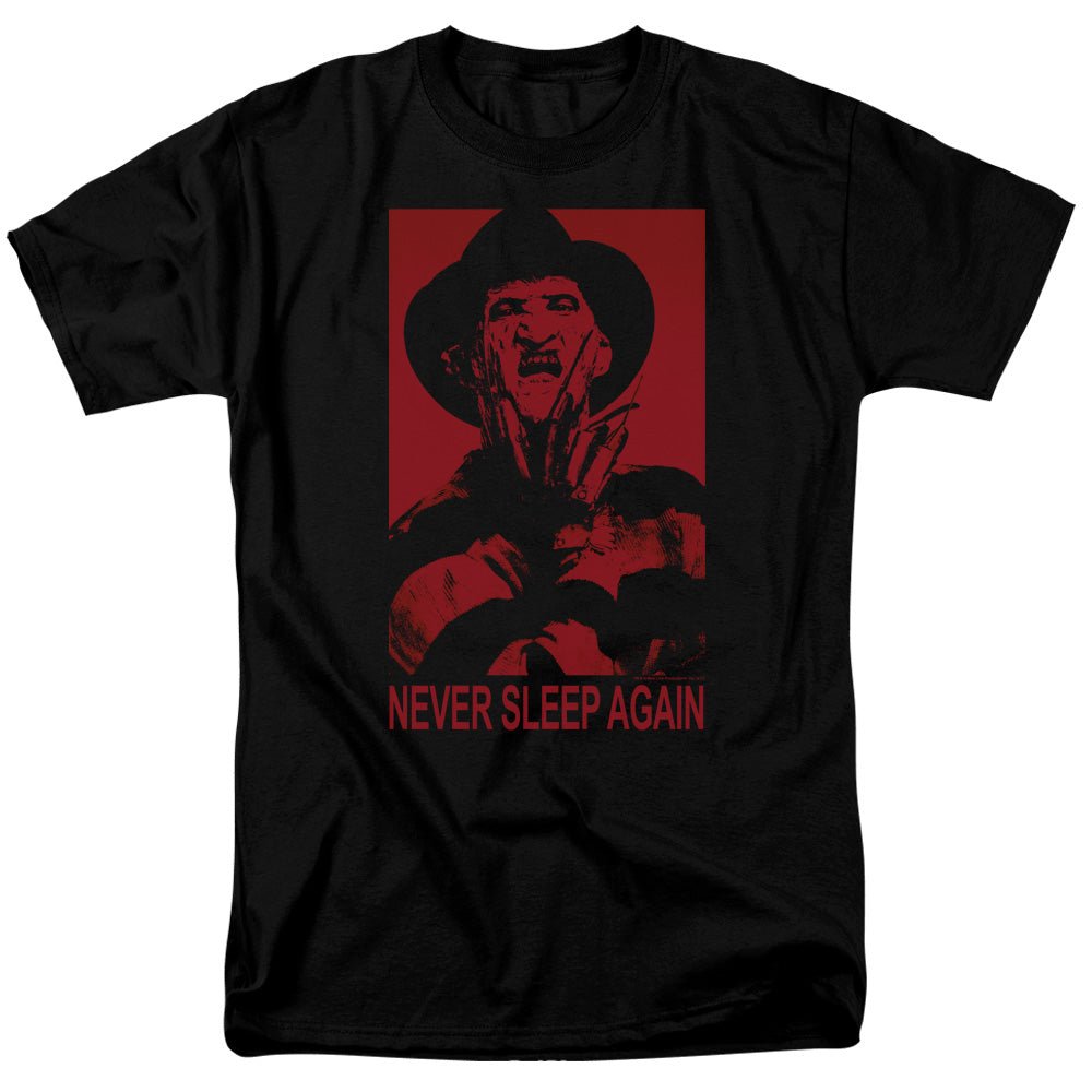 Nightmare On Elm Street Never Sleep Again Mens T Shirt Black Officially Licensed - POPvault