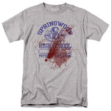 Nightmare On Elm Street Springwood High Victim Mens T Shirt Athletic Heather Officially Licensed - POPvault