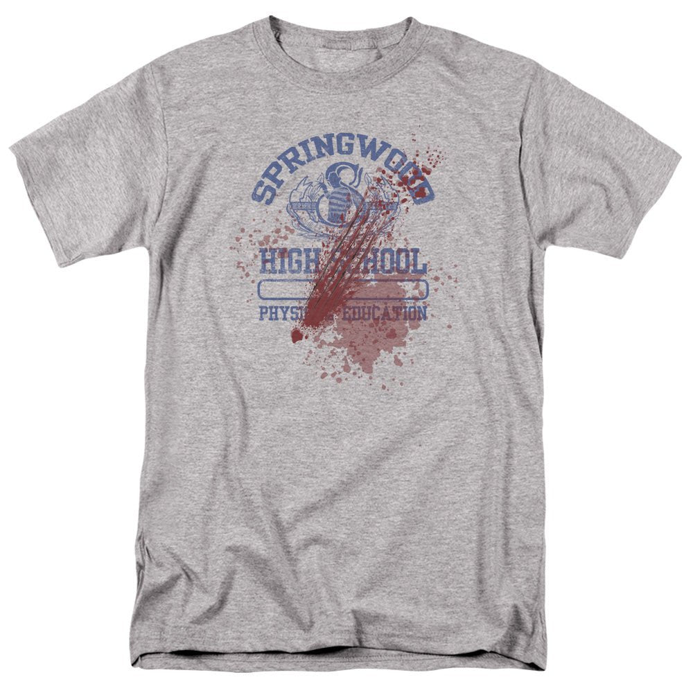 Nightmare On Elm Street Springwood High Victim Mens T Shirt Athletic Heather Officially Licensed - POPvault