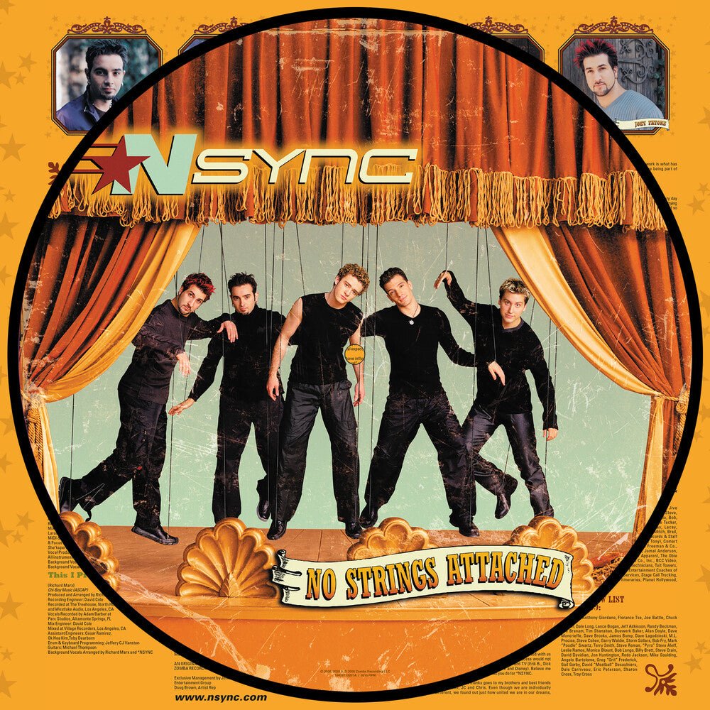 *NSYNC - No Strings Attached (20th Anniversary Edition) [Picture Disc LP] Vinyl Record - POPvault