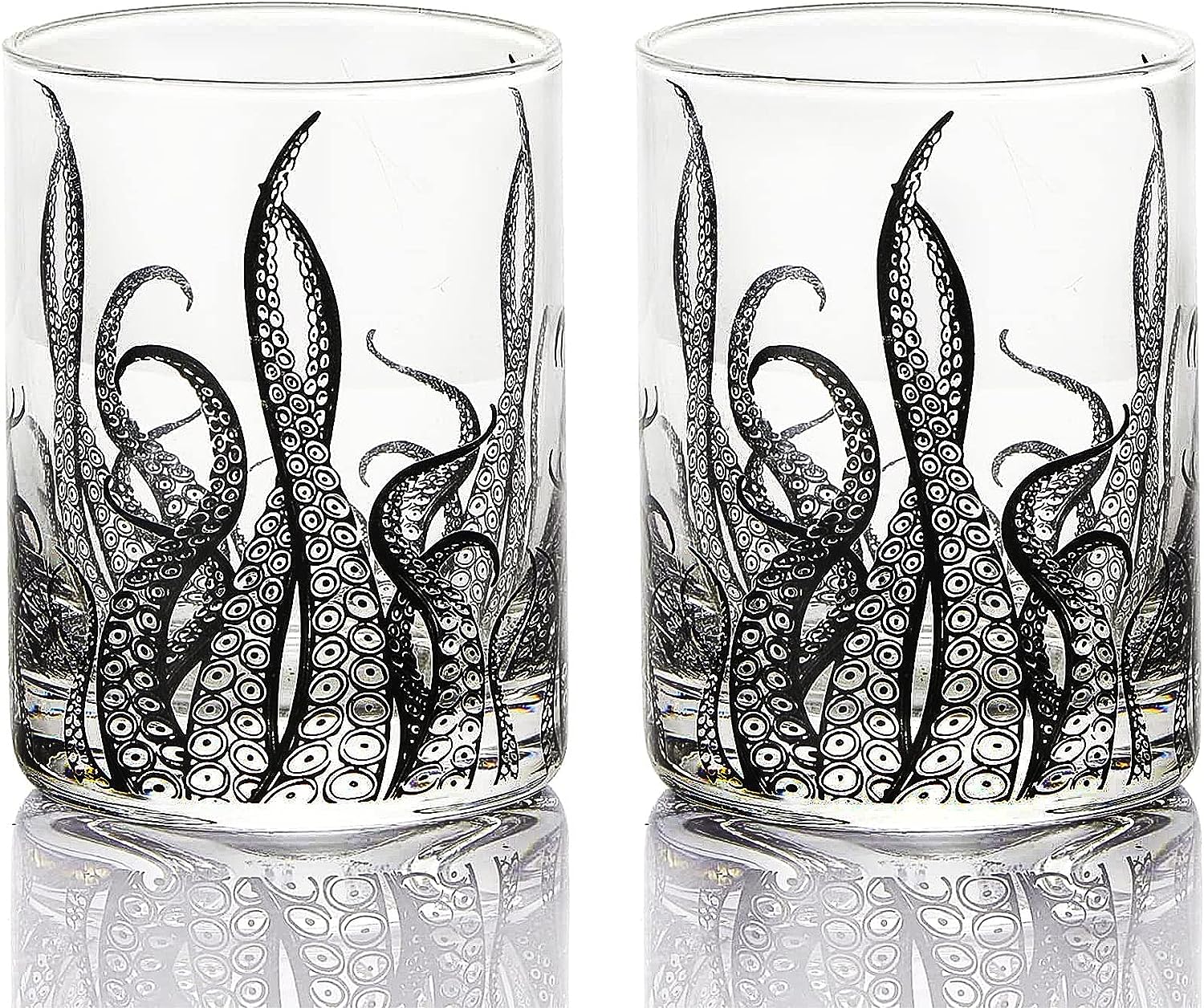 Octopus Tentacle 9 Oz. Whiskey Glasses (Set Of 2) - POPvault