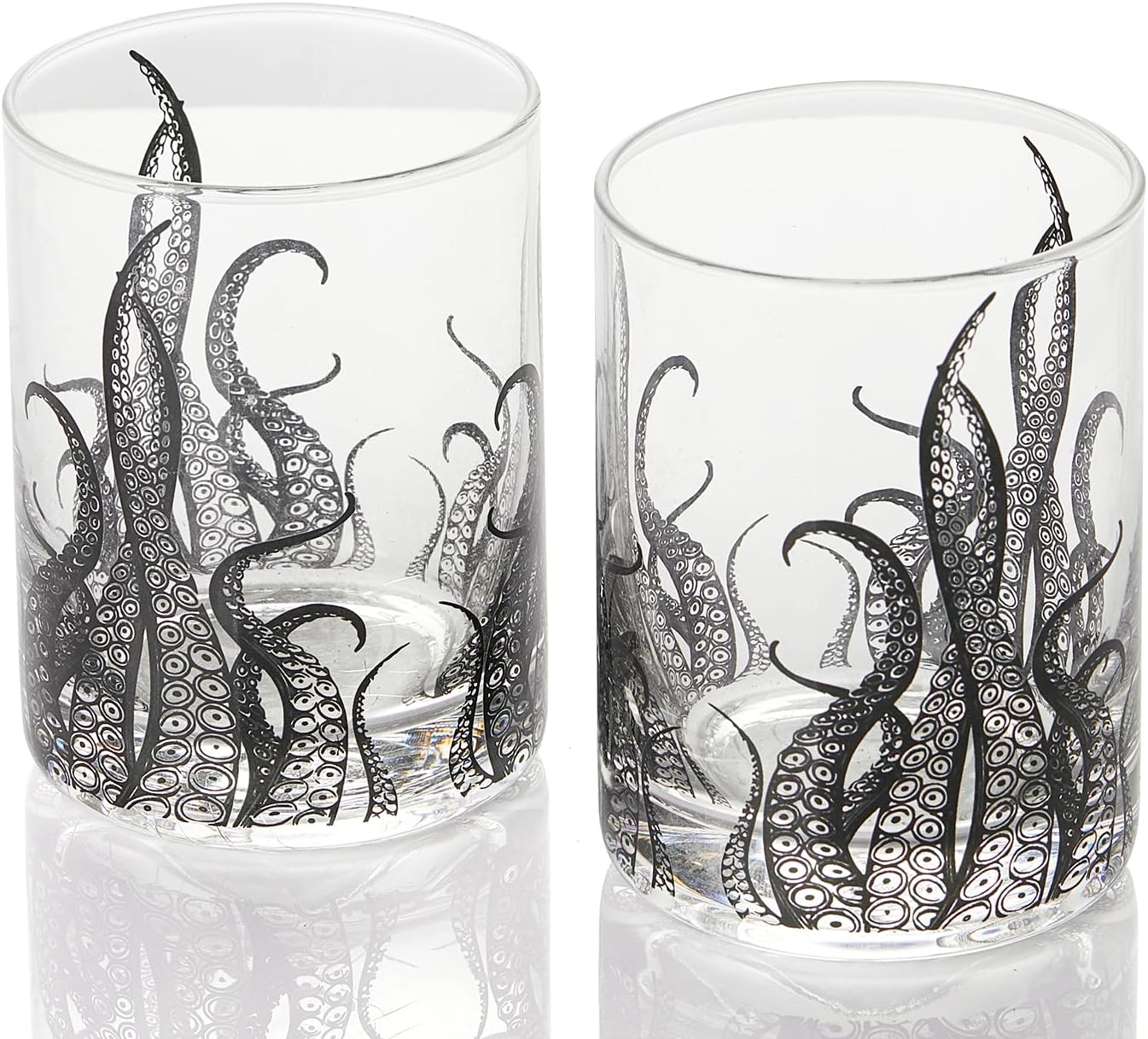 Octopus Tentacle 9 Oz. Whiskey Glasses (Set Of 2) - POPvault