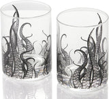 Octopus Tentacle 9 Oz. Whiskey Glasses (Set Of 2) - POPvault