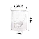 Old Fashioned Skull Glasses 8.5oz - POPvault