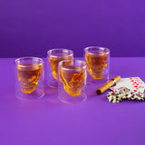 Old Fashioned Skull Glasses 8.5oz - POPvault