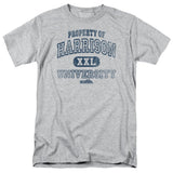 Old School Property Of Harrison Mens T Shirt Athletic Heather Officially Licensed - POPvault