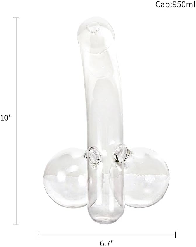 Phallus Shaped Novelty 950 ml Whiskey Decanter - POPvault