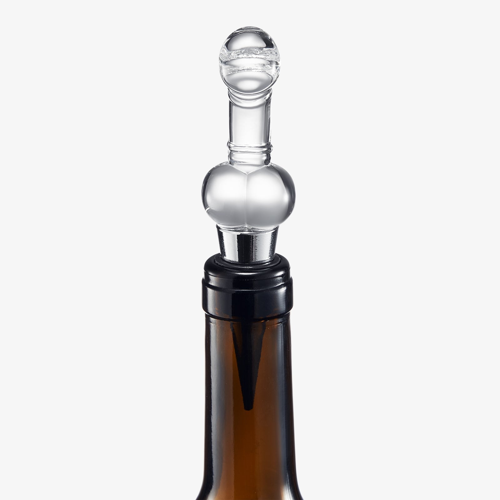 Phallus Silicone And Glass Wine Bottle Stopper - POPvault