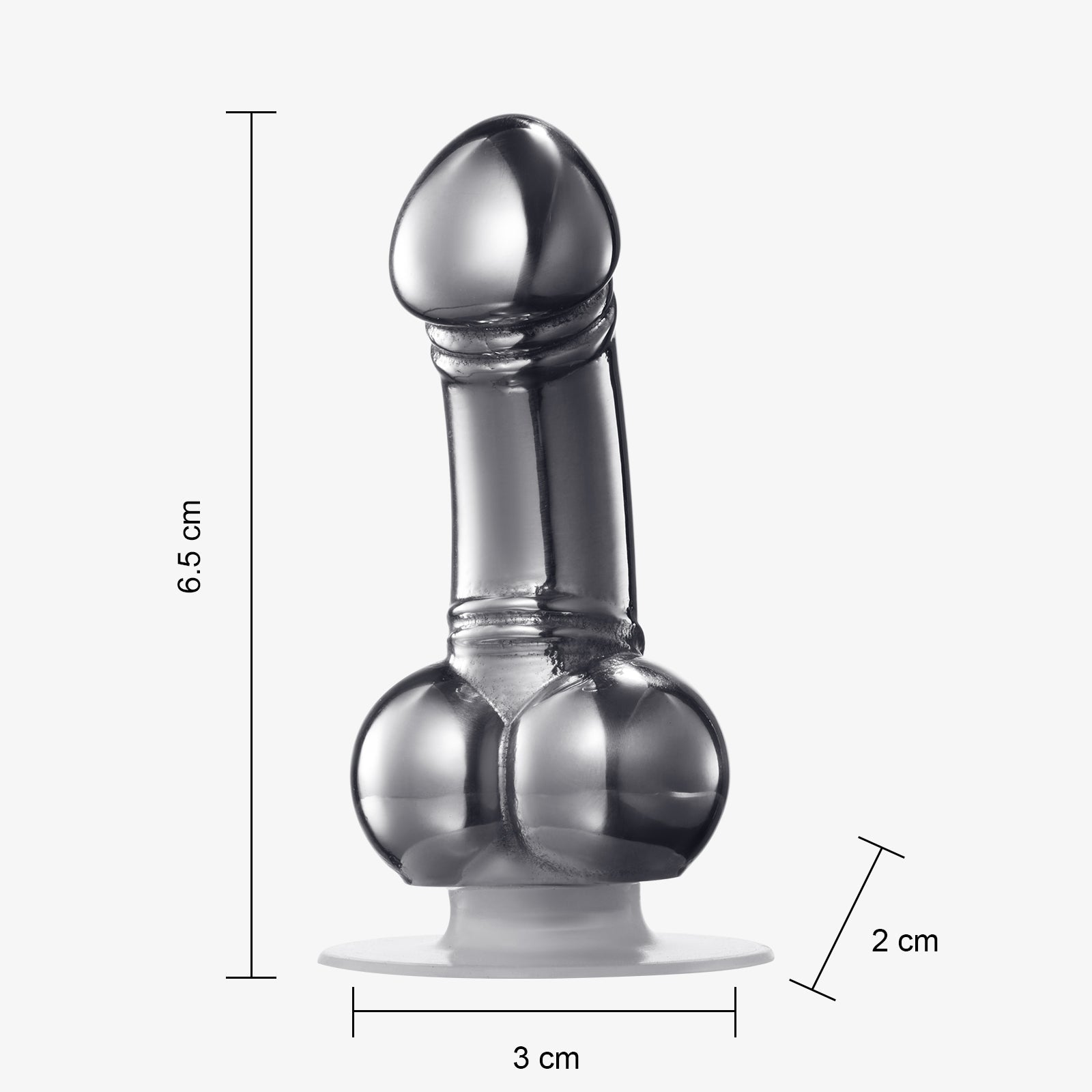 Phallus Whiskey Stainless Steel Chiller With Suction Cup Bottom - POPvault