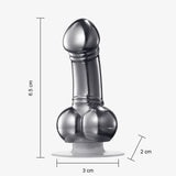 Phallus Whiskey Stainless Steel Chiller With Suction Cup Bottom - POPvault