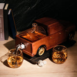 Pickup Truck 500 ml Whiskey Decanter With Two 12 Oz. Route 66 Glasses - POPvault