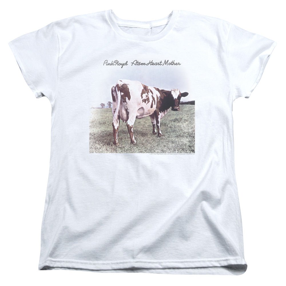 Pink Floyd Atom Heart Mother Womens T Shirt White - POPvault