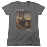 Pink Floyd Faded Animals Womens T Shirt Charcoal - POPvault