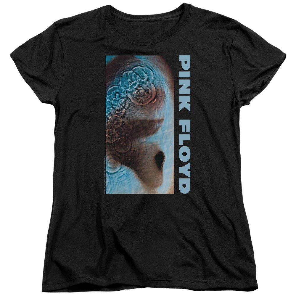 Pink Floyd Meddle Womens T Shirt Black - POPvault