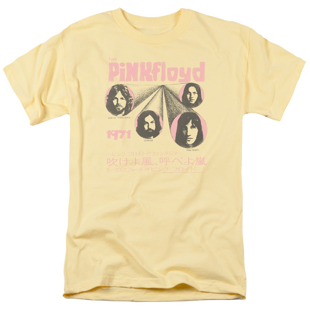 Pink Floyd One Of These Days Mens T Shirt Yellow - POPvault