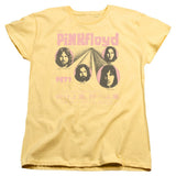 Pink Floyd One Of These Days Womens T Shirt Yellow - POPvault