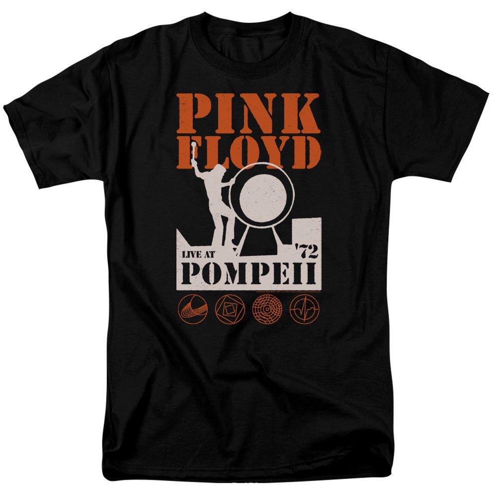 Pink Floyd Pompeii Mens T Shirt Black - POPvault