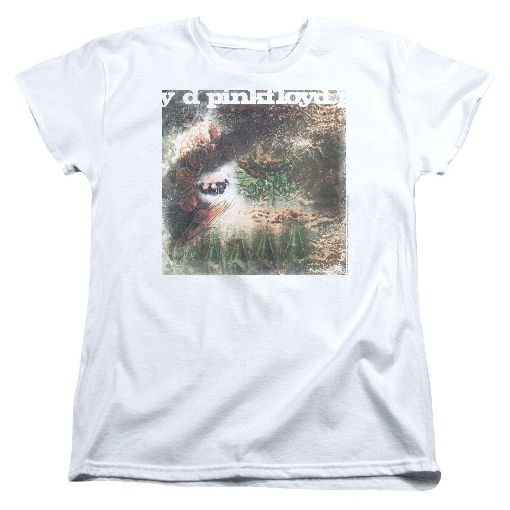 Pink Floyd Saucerful of Secrets Womens T Shirt White - POPvault