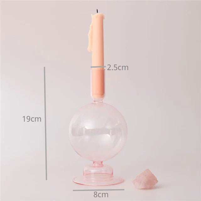 Pink Nordic Glass Vase - POPvault