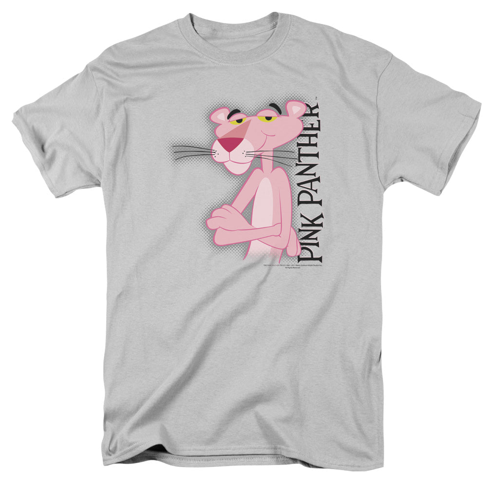 Pink Panther Cool Cat Mens T Shirt Silver Officially Licensed - POPvault